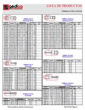 TERMINALES DE CONEXIÓN